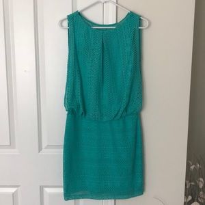 Bisou Bisou Teal Dress